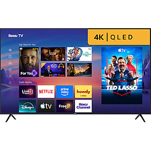Roku - 75" Class Select Series 4K QLED Smart RokuTV (2026) $429.99