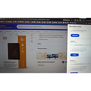 WD Drive PLUS 6TB External Portable Hard Drive $150 at Wal-mart YMMV