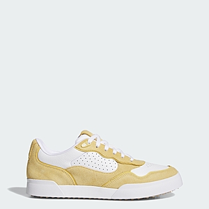 adidas men Retrocross 25 Spikeless Golf Shoes (Cloud White / Oat / Gum) $43.2
