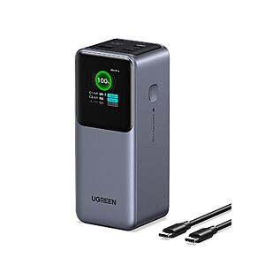 UGREEN Nexode 20000mAh 130W Portable PD Power Bank for MacBook Pro 16 - $54.99 + FS & more
