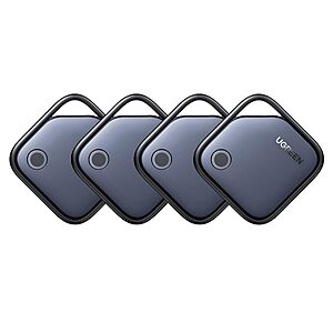 Prime Members: UGREEN FineTrack Air Tracker Tags (iOS Only) 4 Pack Key Finder - $18.99 + FS & more