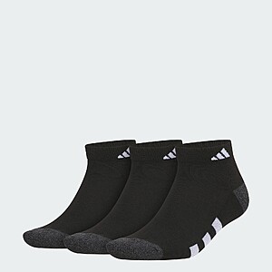 adidas men M C CUSHIONED 3 3-PACK LOW CUT $6.4 + Free Shipping