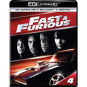 Fast and Furious (2009) [4K + Blu-ray + Digital] $14.99 Amazon.com