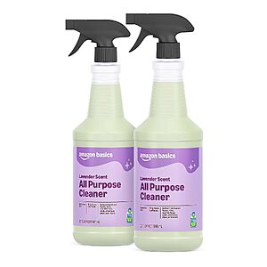 [Prime] 2-Pack 32-Oz Amazon Basics Lavender All-Purpose Cleaner $5.89 w/ S&S + Free Shipping