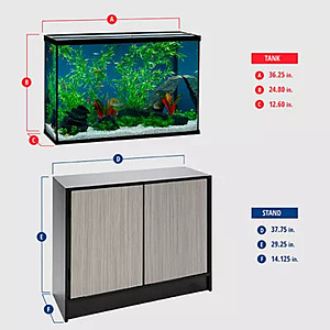 $300 PETSMART Pick Up Marineland® High Definition LED Aquarium & Stand Ensemble - 45 Gallon LED Fish Tank Kit
