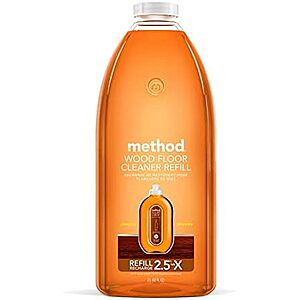 [SnS] $8.83 | 68-Oz Method Squirt + Mop Hardwood Floor Cleaner Refill (Almond) at Amazon