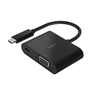 $7.01 | Belkin USB-C to VGA + Charge Adapter at Woot!