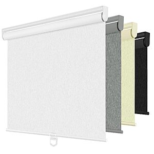 ChrisDowa Cordless Blackout Roller Shade Window Blind $19.19 + Free Shipping w/ Prime or on $35+