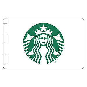 Starbucks $50 Email Delivery Gift Card Multi-Pack, 2 x $25 for $42.50 at Sam's Club