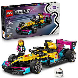201-Pc LEGO Speed Champions F1 Academy Race Car Building Set (77258) $20 + Free Shipping w/ Walmart+ or on $35+