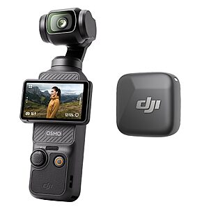 DJI Osmo Pocket 3 Vlogging Camera DJI Osmo Pocket 3 Vlog Bundle, DJI Mic Mini Included, & More $400.89