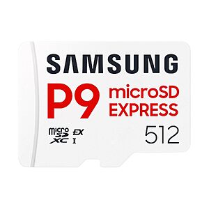 [Prime] Samsung P9 Express 512GB microSDXC Memory Card $104.48 + Free Shipping