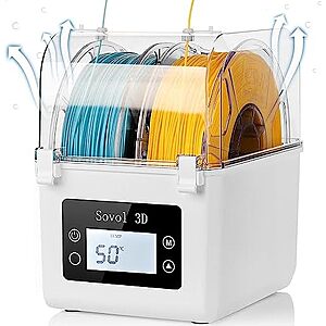[Prime, SnS] $35.73* | Sovol SH01 3D Printer Filament Dryer (2025) at Amazon
