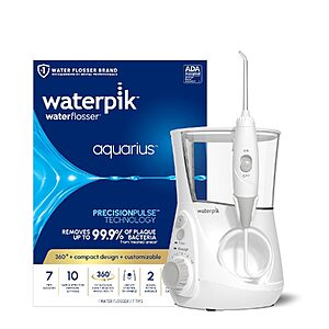 [Prime] Waterpik Aquarius WP-660 Countertop Water Flosser w/ 10 Settings & 7 Tips (White) $49.99 + Free Shipping