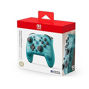 $19.50* | HORI Wireless HORIPAD Turbo Controller for Nintendo Switch 2 (Aqua) at Amazon