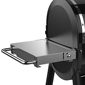 [Prime] Weber SmokeFire Folding Side Table w/ Built-In Bottle Opener (Silver) $24.49 + Free Shipping