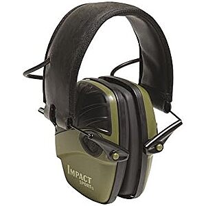 [Prime] $32.89* | Honeywell Howard Leight Impact Sport Electronic Earmuff (Green Colorway) + 10% Back w/ Prime Visa Card at Amazon