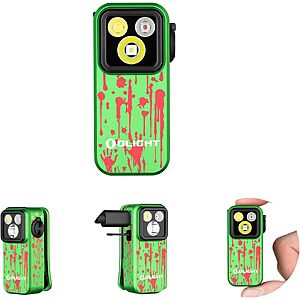 Prime: Olight Oclip Pro Rechargeable EDC Clip-On Flashlight (Zombie Green or Red) $23.99 + Free Shipping