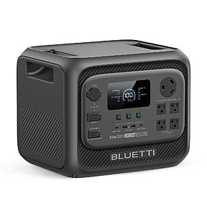 BLUETTI Elite 300 Portable Power Station for RV & Home Backup 3014.4Wh $1000