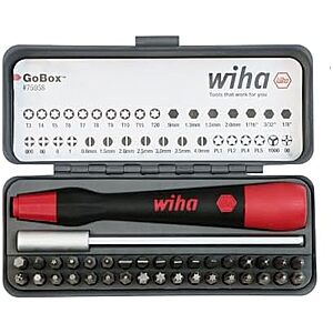 [Prime] $23.90* | 36-Piece Wiha GoBox Precision Micro Bit Set at Amazon