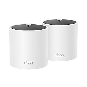 TP-Link Deco X15 Dual-Band AX1500 WiFi 6 Mesh Wi-Fi System Deco X15 2-Pack for $67.18