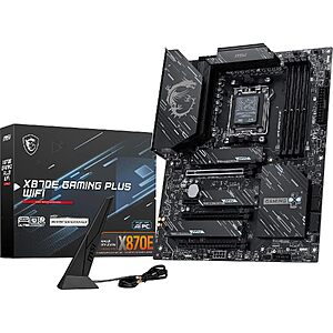 [Prime] MSI X870E Gaming Plus WiFi ATX Motherboard $159.99 + Free Shipping