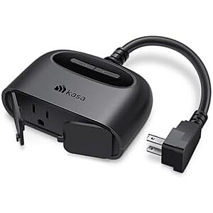 [Prime] $14.99* | TP-Link Kasa 2-Socket Outdoor Smart Plug (Up to 15A/1875W) at Amazon