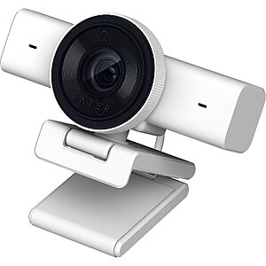 Razer Kiyo V2 X Webcam for Streaming and Meetings, 1440p 60 FPS, White for $50