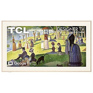 TCL 65" QLED 4K 144Hz Designer Series Picture Frame TV $849.99 + Free Shipping