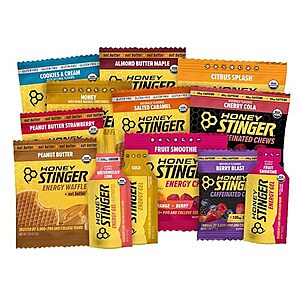 Honey Stinger Performance Fuel Sampler Pack, Gluten Free, for Exercise, Running and Performance, Sports Nutrition for Home & Gym, Pre and Mid Workout, Pack of 13 for $21.5