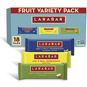 Larabar Variety Pack, Fruit & Nut Bars, 18 ct, 28.8 oz for $10.86