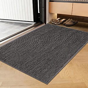 Prime: 17"x30" Triceratops Non-Slip Indoor Door Mat (Dark Gray) $5.12 + Free Shipping