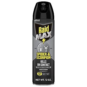 [Prime] 12-Oz Raid MAX Spider & Scorpion Insect Killer Spray $8.25 w/ S&S + Free Shipping