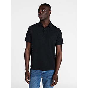 George Men's and Big Men's Double Knit Polo Shirt with Short Sleeves, Sizes S-5XL $2.91