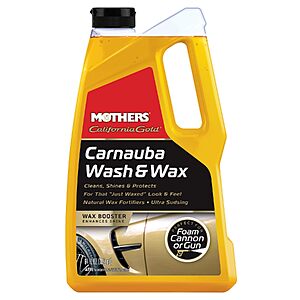 Prime, Mothers California Gold Carnauba Wash & Wax, 64 oz., $9.92