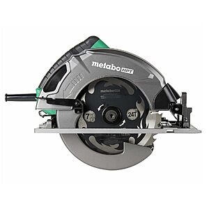[Prime] Metabo HPT 7-1/4" 15-Amp Corded Circular Saw Kit (C7SB3) $75.05 + Free Shipping