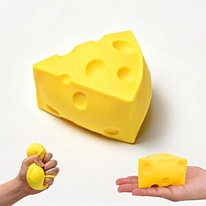 2.4" Cheese Squishy Slow-Rising Stress Relief Fidget Toy $3.49 + Free Shipping w/ Prime or on $35+