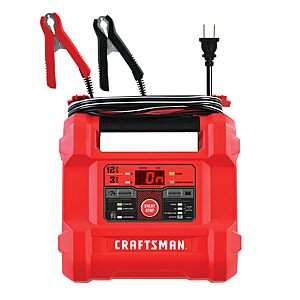Prime, $52.80, CRAFTSMAN 12A Car Battery Charger & Maintainer, 6V/12V – CMXCESM258