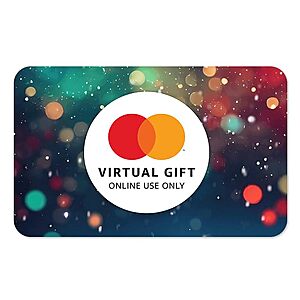 [AC] $100* | Mastercard Virtual $100 eGift Card (plus $5.95 purchase fee) at Amazon