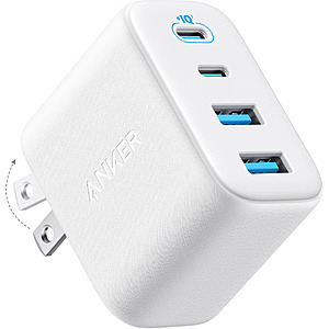4-Port Anker Zolo 50W GaN Wall Charger (2 USB-C + 2 USB-A) - White $13.99