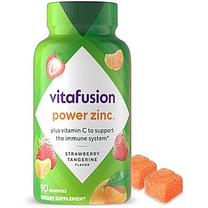 [Prime, SnS] $5.18 | 90-Count Vitafusion Zinc and Vitamin C Gummies at Amazon