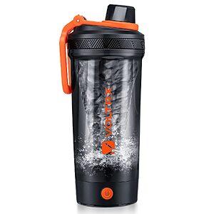 VOLTRX Electric Protein Shaker Bottle - USB Rechargeable Mixer Cup for Shakes and Meal Replacements, BPA-Free Tritan, 24oz $15.99