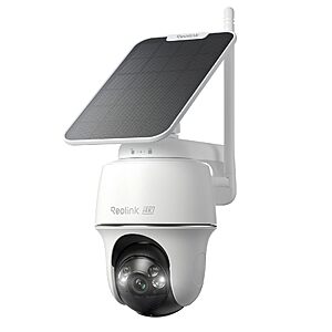 Prime: REOLINK Argus PT Ultra First 4K Solar Security Cameras Wireless Outdoor $104.99