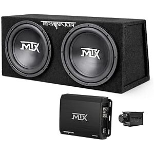 [Prime] $229.99* | MTX Terminator 12" 1200W Dual Loaded Car Subwoofer Enclosure & Amplifier at Amazon
