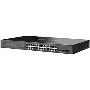 [Prime] $168.99* | 24-Port TP-Link Omada Gigabit PoE+ Network Switch + 15% Back w/ Prime Visa Card at Amazon
