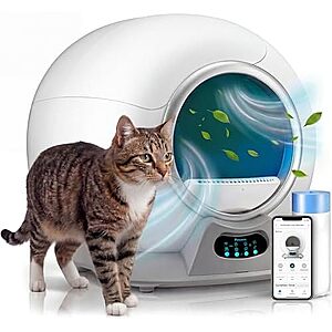 [Prime] $180* | Petcove Automatic Self Cleaning Litter Box for Multiple Cats at Amazon