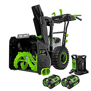 [Prime] $1299.99: EGO SNT2405 24" Cordless Snow Blower Kit, Self Propelled, w/ 2 7.5Ah Batteries at Amazon