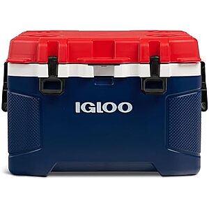 [Prime] $79.97* | 50-Qt Igloo Trailmate Insulated Hard Shell Ice Chest Cooler (Americana) at Amazon