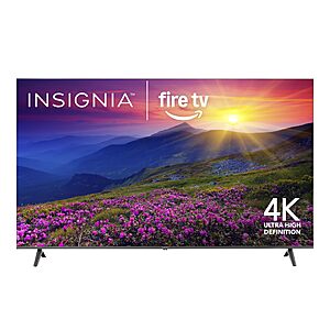 INSIGNIA 75" Class F50 Series LED 4K UHD Smart Fire TV, Voice Remote with Alexa, Stream Live TV Without Cable $359.99