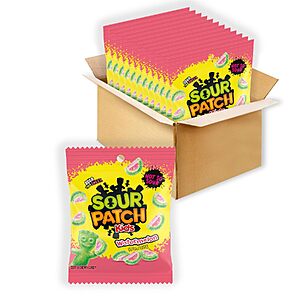 [Prime] 12-Pack 3.6-Oz Sour Patch Kids Gummy Candy (Watermelon) $8.49 w/ S&S + Free Shipping